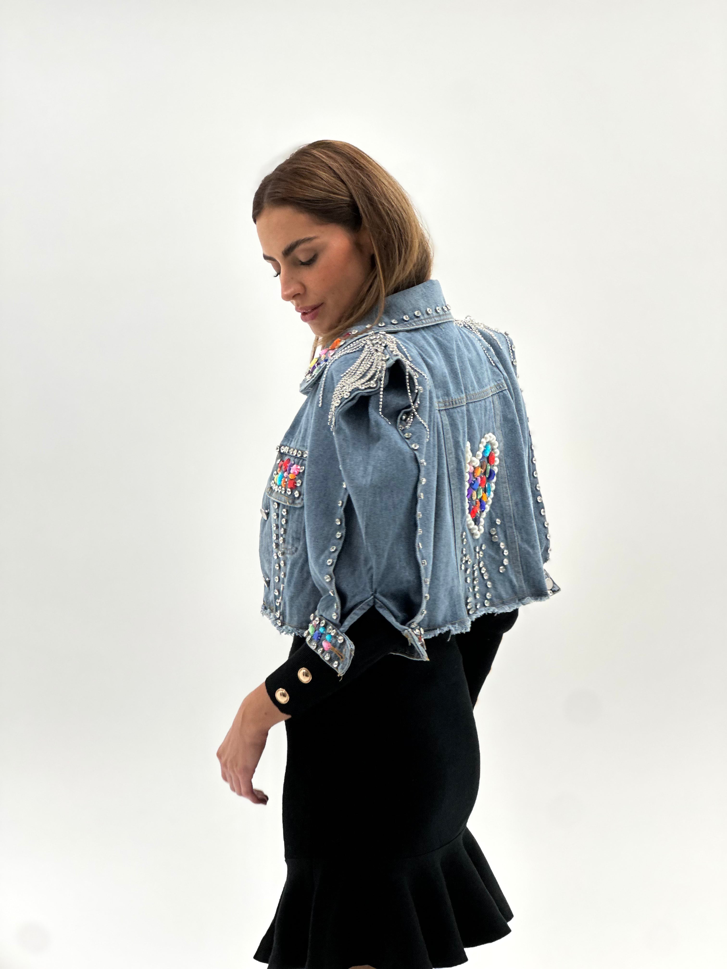 Rebrasta haljina s puf rukavima