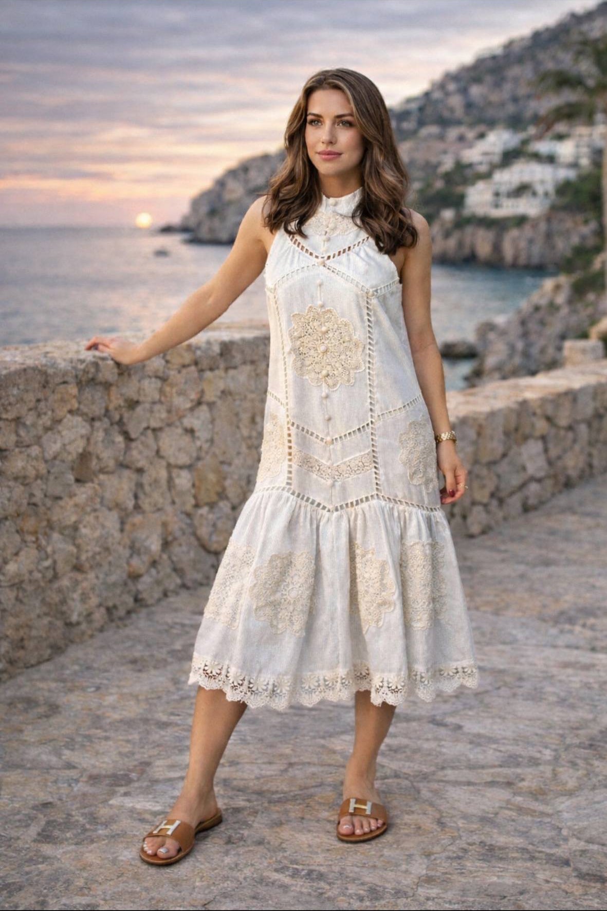 Bijela čipkasta haljina – za sređen izgled bez razmišljanja