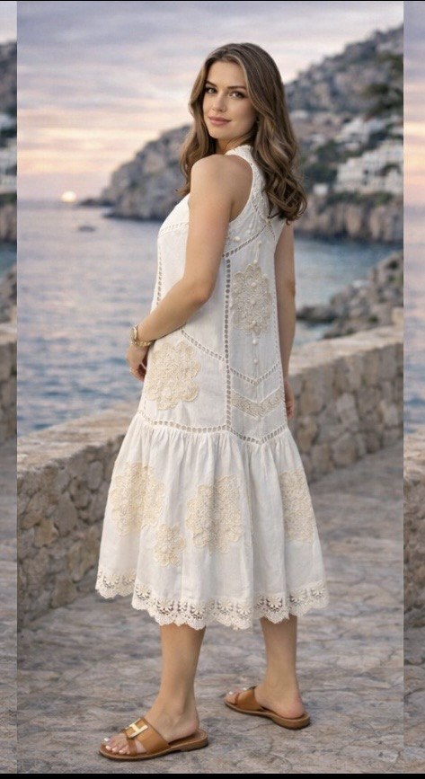 Bijela čipkasta haljina – za sređen izgled bez razmišljanja